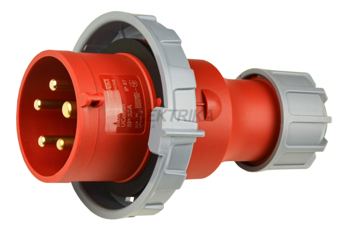 Вилка переносна серії UCombi  5P  32А IP 67 (A0080010115)
