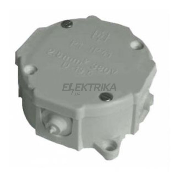 Коробка монтажна e.db.stand.r1.d80k c клемником, d80 мм, IP 44, Р 1, зовнішня
