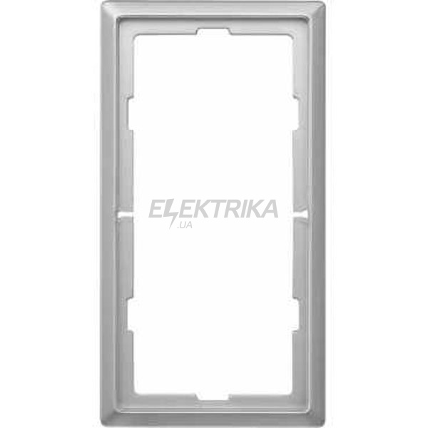 Рамка ARTEC без перегородки, 2 поста, сталевий