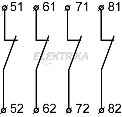 Додаткові контакти АСКО-УКРЕМ ДК-04 (LA1-D04) (A0040050008)