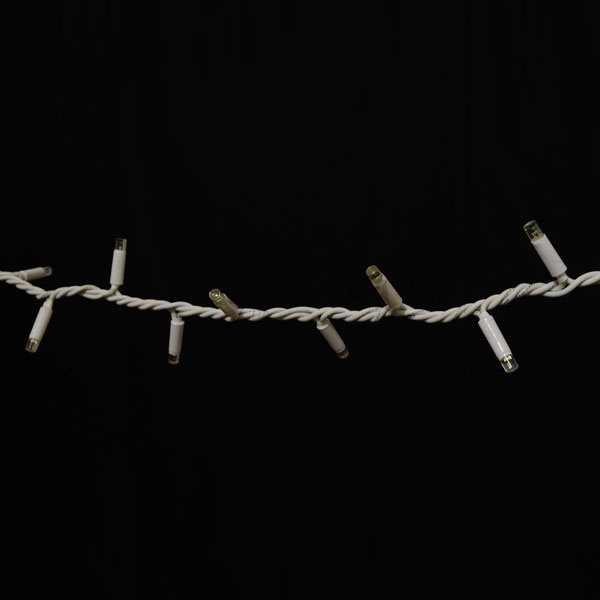 Гірлянда зовнішня STRING 200LED, 20м, тепло. білий/білий, IP44