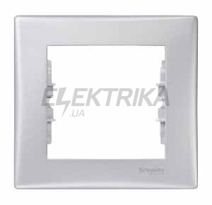 Рамка 1-постова Schneider Electric Sedna алюмінієва (SDN5800160)