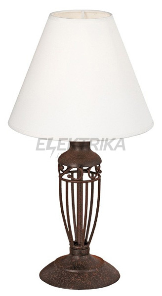 Лампа настільна ANTICA 83137 1Х60w E14 коричневий антик