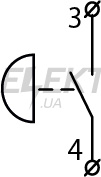 Кнопка "грибок" "Старт" АСКО-УКРЕМ LAY5-EC31(d 40 мм) зелений (A0140010191)