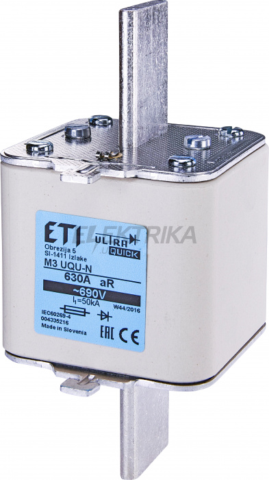 Плавка вставка запобіжник ETI M3UQU-N/450A/690V 004335213