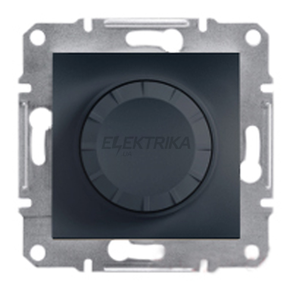Диммер поворотний Schneider Electric Asfora з підсвічуванням антрацит (EPH6500171)