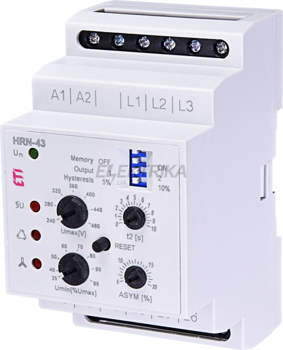Реле контролю ETI HRN-43 400V AC 002471419