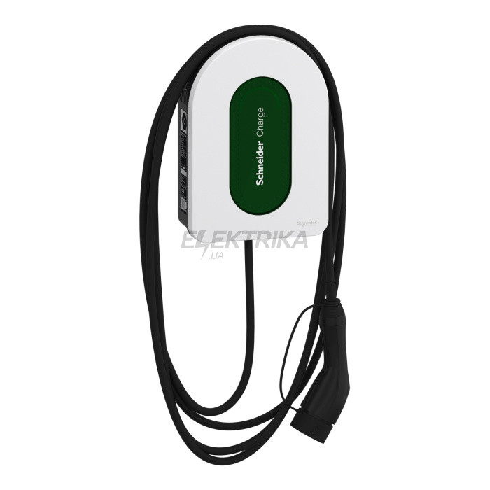 Зарядна станція Schneider Charge, 3P+N, attached cable 7m, 11kW, 16A(EVH5A11N2C7)