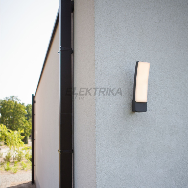 Світильник вуличний настінний LUTEC KIRA 5288902118 18Вт IP54 Architectural (51854)