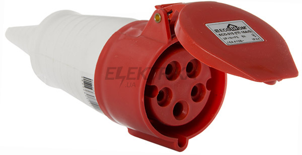 Розетка переносна ECO-215 (ГП 16А/5 3Р+N+РЕ)