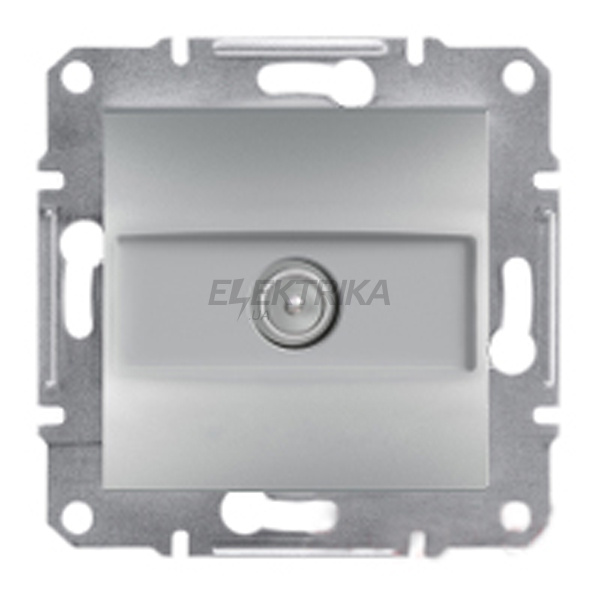 Розетка TV кінцева Schneider Electric Asfora 1дБ алюміній (EPH3200161)