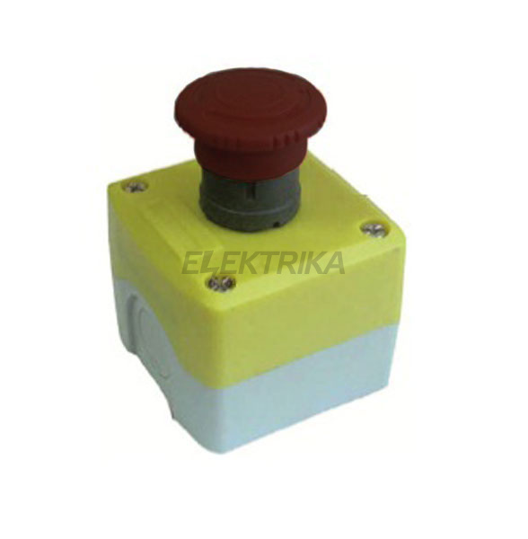 Пост кнопковий ПК722-1, 10A, 230/400B (1 чорна)