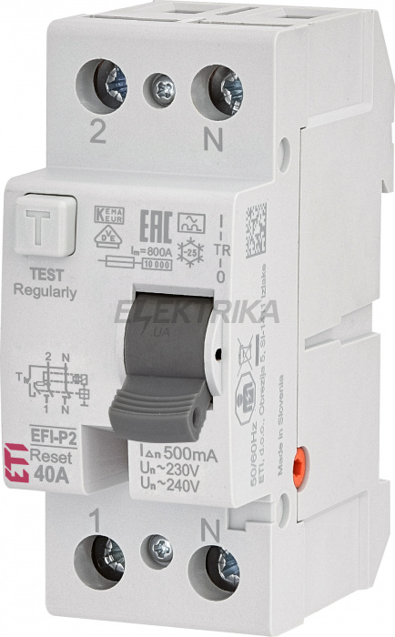 Дифф.реле (ПЗВ) ETI EFI-P2R A 40/0.5 002061492