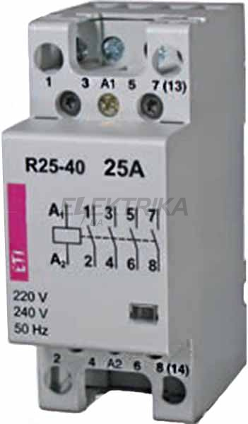 Контактор модульний R 25-04 230V