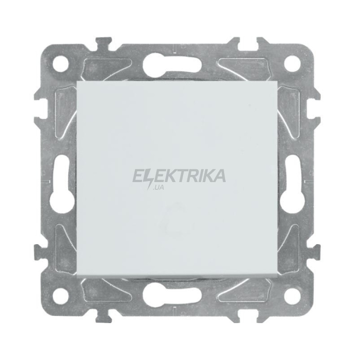Перемикач перехресний, білий глянець QUAD (QAD1021W)