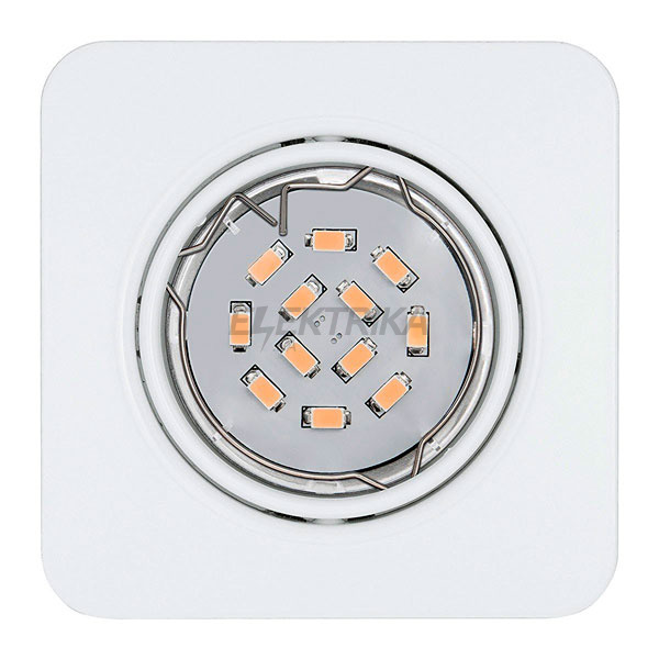 Точковий світильник, що вбудовується "Peneto" 1x5W GU10 LED, білий, 94262