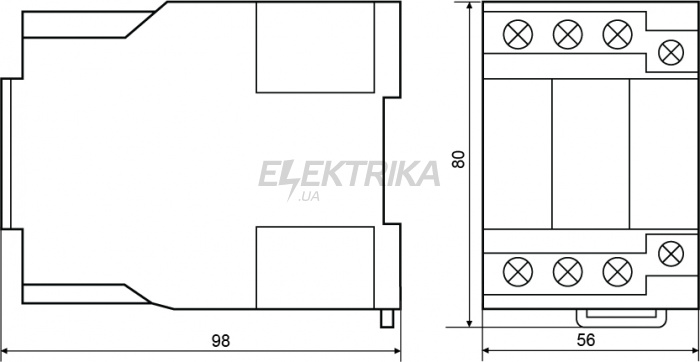 Пускач АСКО-УКРЕМ ПМ 2-32-10 M7 220B (LC1-D3210) (A0040010051)