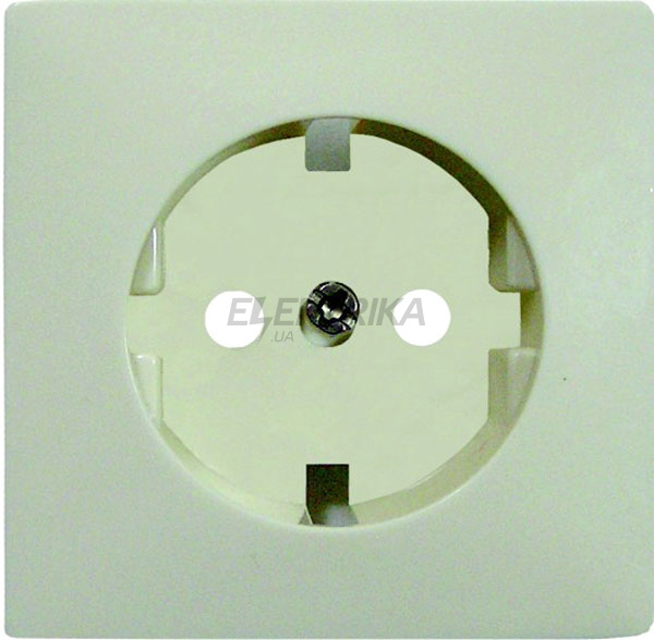 Панель e.lux.12311L.pn.ivory для розетки c з/к SHUKO, "слонова кістка"