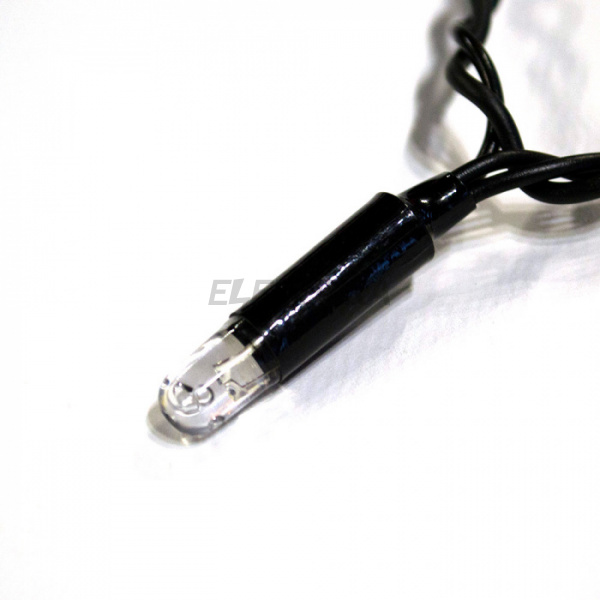 Гірлянда вулична STARLIGHT лінійна теплий білий 100LED IP44 чорний 5м (000057277)