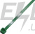 Кабельна стяжка e.ct.stand.500.10.green (100шт), зелена