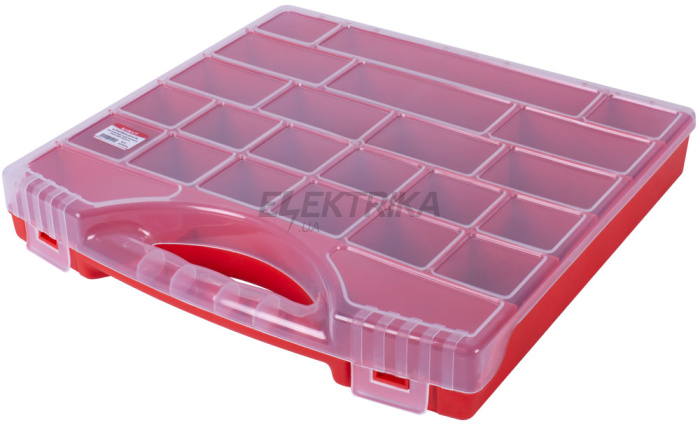 Органайзер пластиковий, e.toolbox.pro.14, 13,5" 340x320x50мм (t011014)