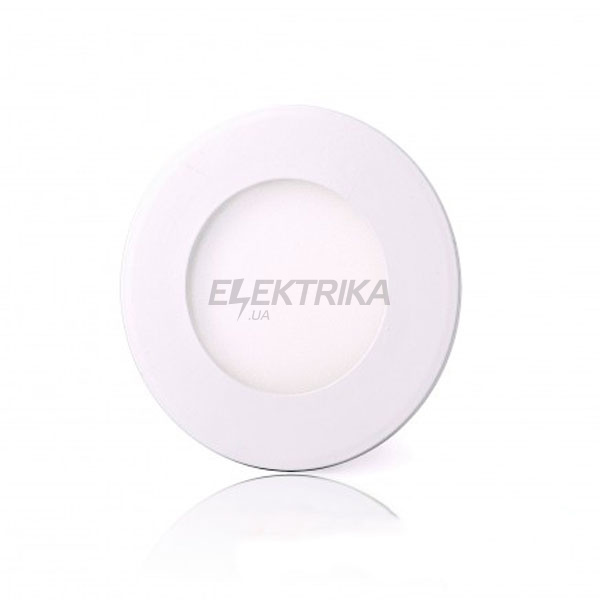 Світильник LED-R-90-3, 3Вт, 4200К, коло вбудований 90мм