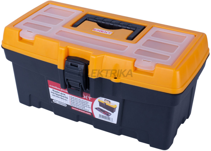 Ящик для інструментів, e.toolbox.pro.08, 16" 410x213x195мм (t011008)