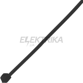 Кабельна стяжка e.ct.stand.500.5.black (100шт), чорна