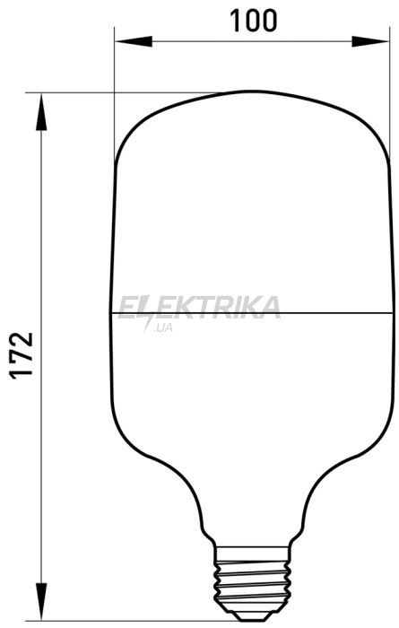 Лампа світлодіодна e.LED.lamp.HP.E27.28.4000 (l0650637)