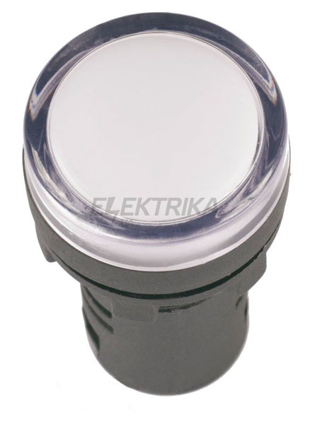 Індикатор AD-22DS LED-матриця d22мм білий 24В AC/DC