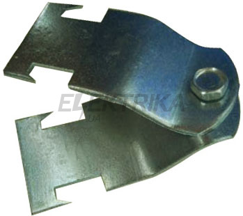Затискач монтажного профілю e.industrial.strut.clamp.1-1/2" для труб 1-1/2"