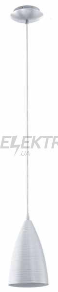 Світильник підвісний 1х60Вт Е27, срібло, 92809