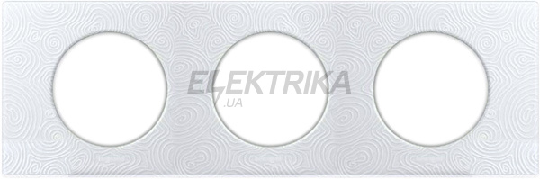 Рамка, програма Celiane, 3 поста, порцеляна біла феєрія