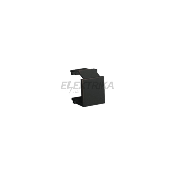 Заглушка RJ45 Keystone, чорний мат