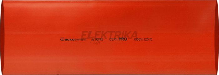 Термоусаджувальна трубка 90,0/45,0 шт. (1м) червона серії PRO(A0150040630)