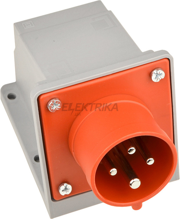 Вилка стаціонарна серії UСombi 4P 16A IP 44 (A0080010137)