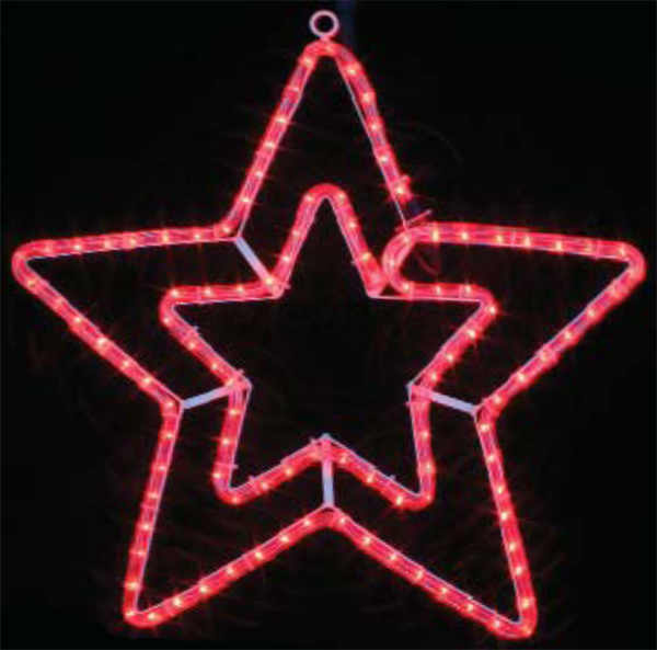 Гірлянда зовнішній Motif Star 58 жовтий IP44