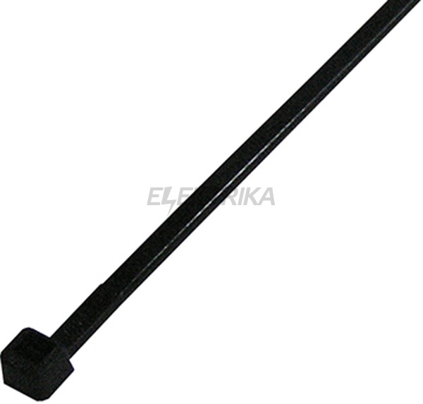 Кабельна стяжка e.ct.stand.500.8.black (100шт), чорна