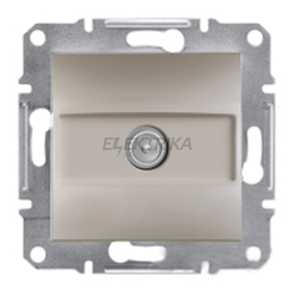 Розетка TV кінцева Schneider Electric Asfora 1дБ бронза (EPH3200169)