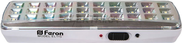 Акумуляторний світильник EL115 30LED білий DC (205x65x30мм)