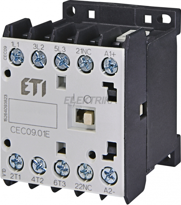 Мініатюрний контактор ETI CEC09.01-110V-50/60HZ 004641071