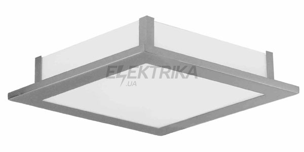 Світильник настінно-стельовий "Auriga" 1х18Вт LED, нікель матовий/білий, 91683