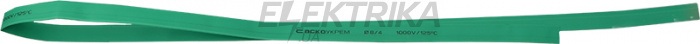 Термозбіжна трубка АСКО-УКРЕМ Ø 8,0/4,0 (1м) зелений (A0150040279)