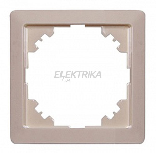 Рамка e.lux.10024L.1.fr.ivory 1-місна, "слонова кістка"