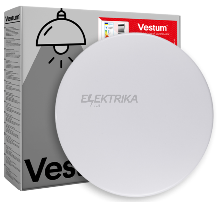 Стельовий світильник Vestum SIMPLE матовий 30W 375*60мм 4000К (VS-90062)
