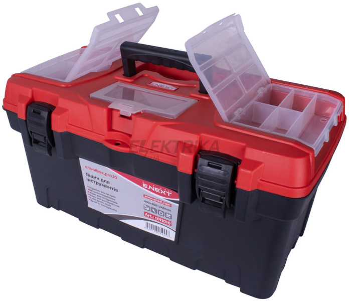Ящик для інструментів, e.toolbox.pro.10, 19" 490x260x246мм (t011010)