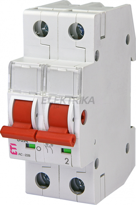 Вбудований вимикач ETI SV 280 2p 80A 002423215