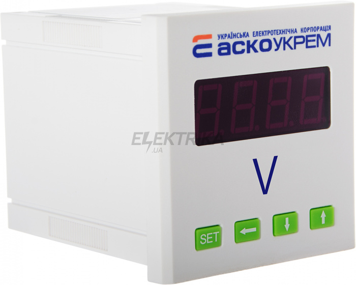 Вольтметр цифровий АСКО-УКРЕМ AС 600В 72х72 (ЦВ-7) (A0190010121)