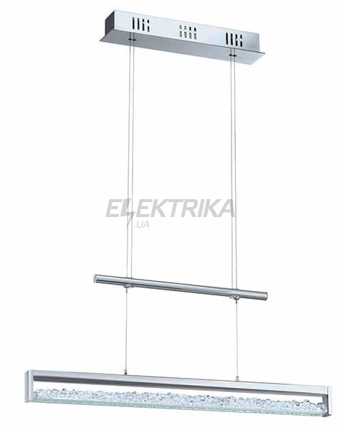 Світильник підвісний 3х30Вт LED, хром, прозорий, 90928