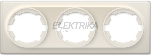 Рамка потрійна, колір бежевий